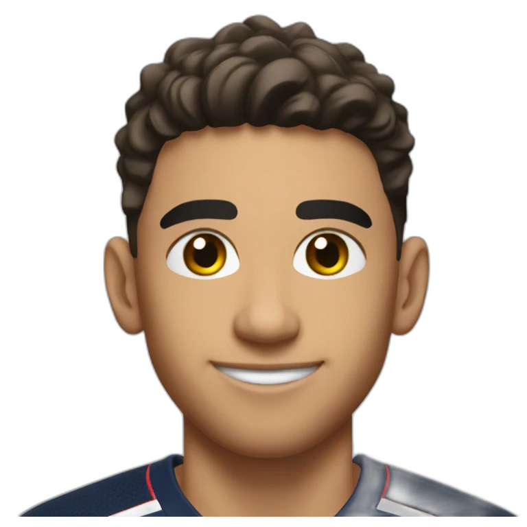 Achraf hakimi in psg kit emoji