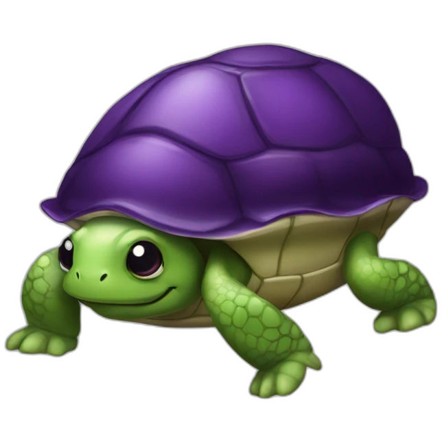 eggplant turtle emoji
