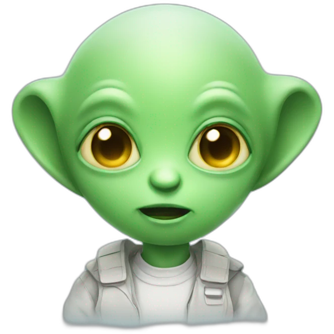 Cute alien emoji