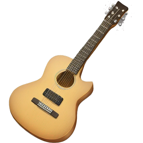 6 string guitar  emoji