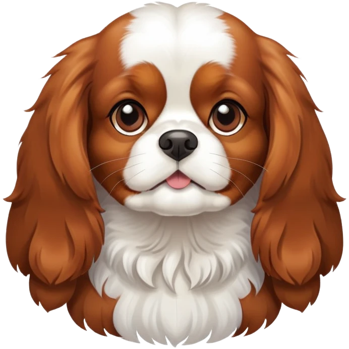 cavalier king charles spaniel dog emoji