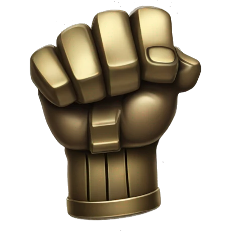 metal fist  with brass knuckles emoji