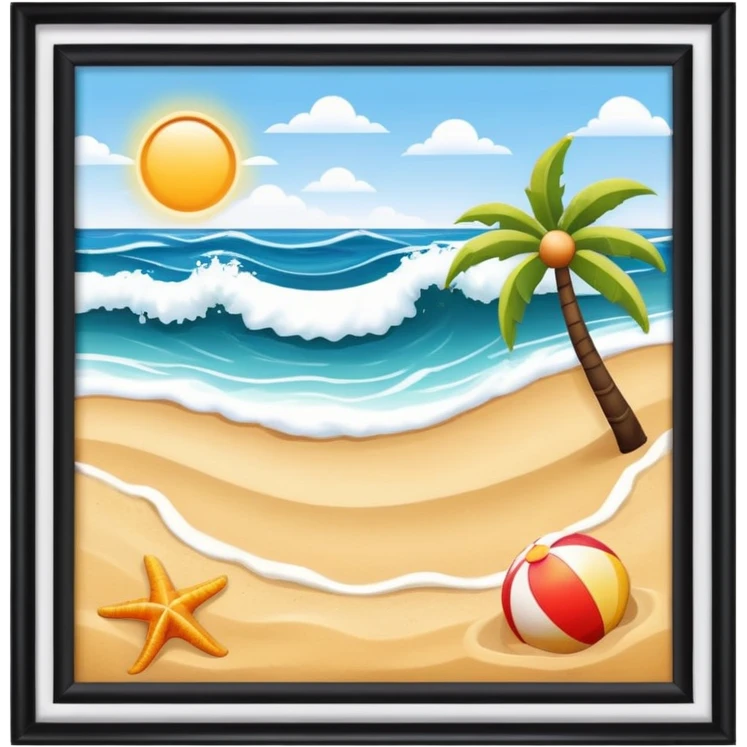 Beach emoji