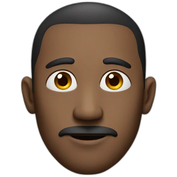 male with a gigantic nose emoji