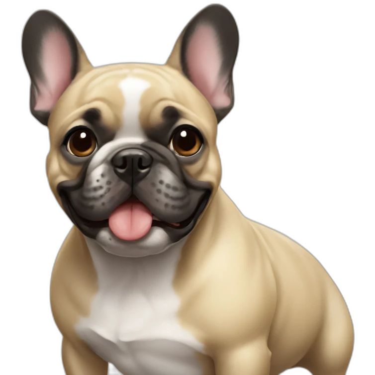 French bulldog emoji