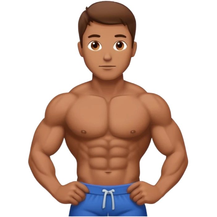 Man with abs emoji