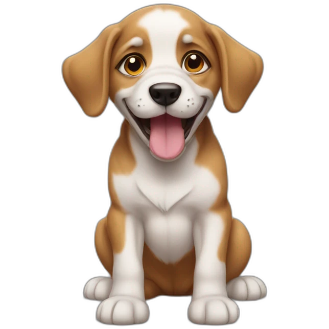 crazy puppy emoji