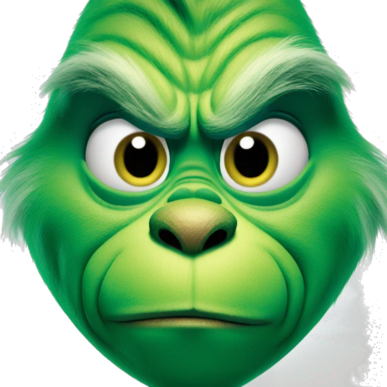 the grinch but blue emoji