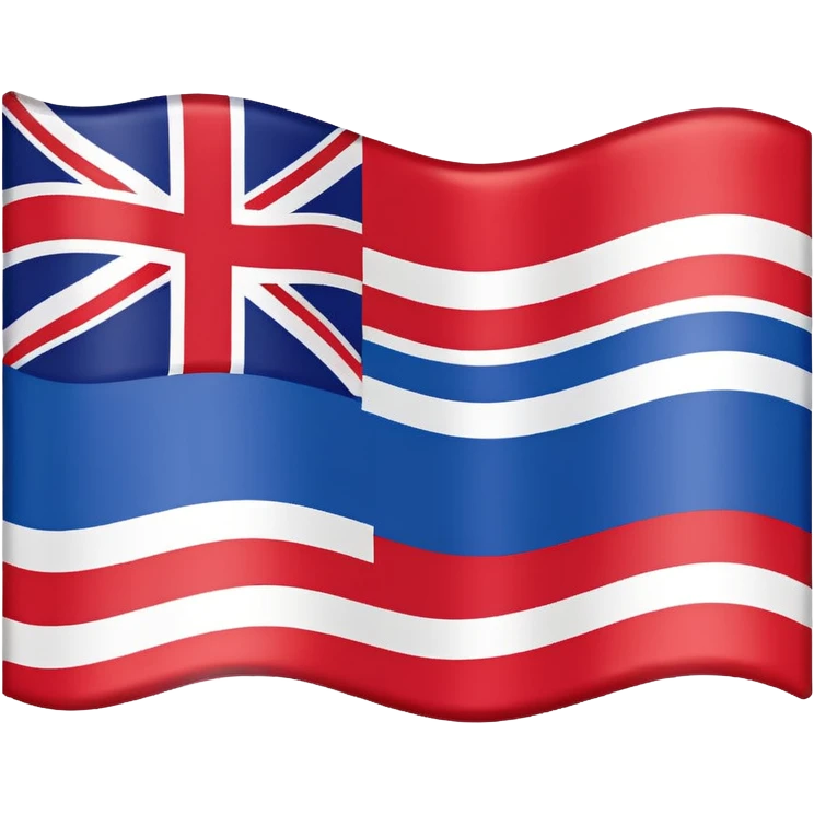 Hawaiian flag emoji