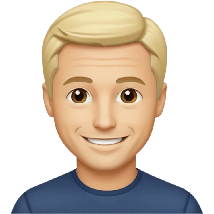 Freddie Prinze Jr, blonde hair, emoji