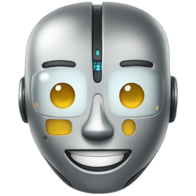 Smile robot emoji