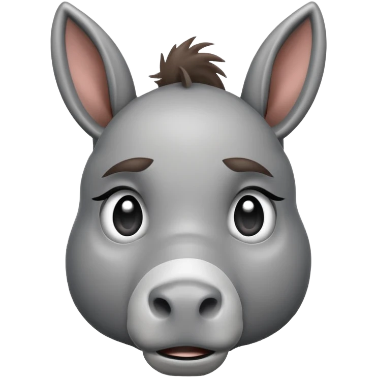 Emoji d'un âne qui pleure emoji