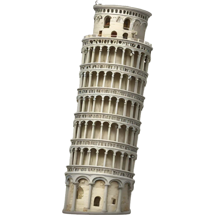 Leaning tower of Pisa emoji