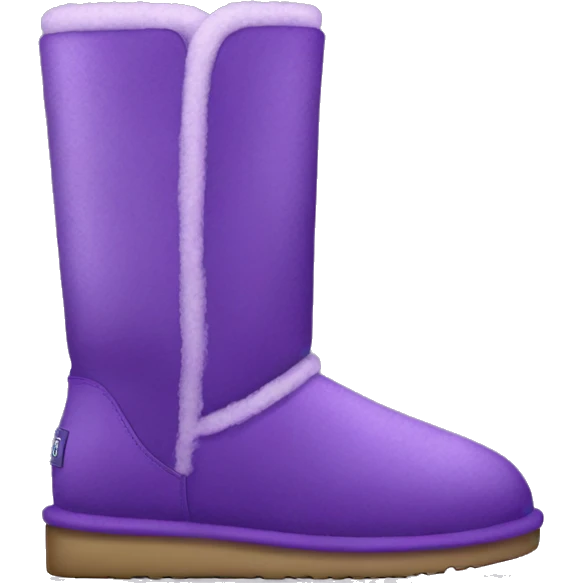 purple ugg boots emoji