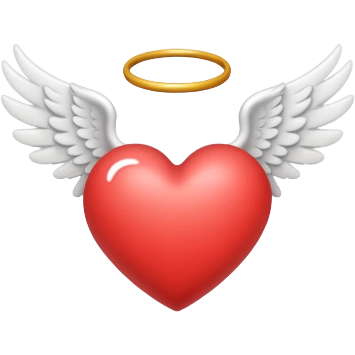 heart with angel wings emoji