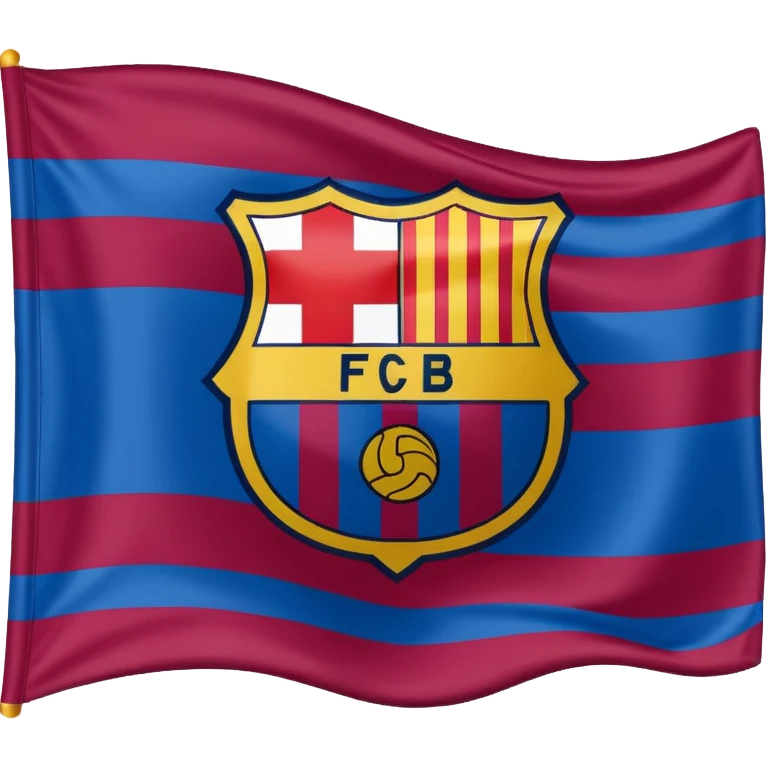 Create FC Barcelona flag emoji emoji