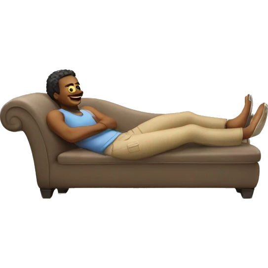 Relaxing on couch  emoji