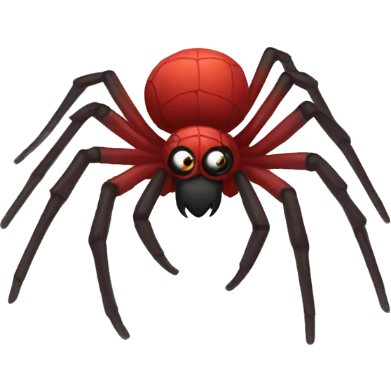 Red spider 𝕝𝕚𝕝𝕪 emoji