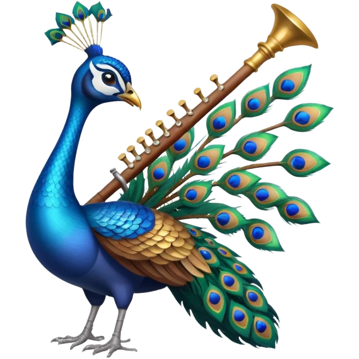🦚🪈 emoji
