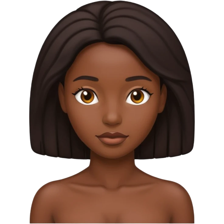 Naked black women emoji