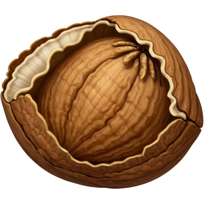 One Walnut Shell! Juglandaceae emoji