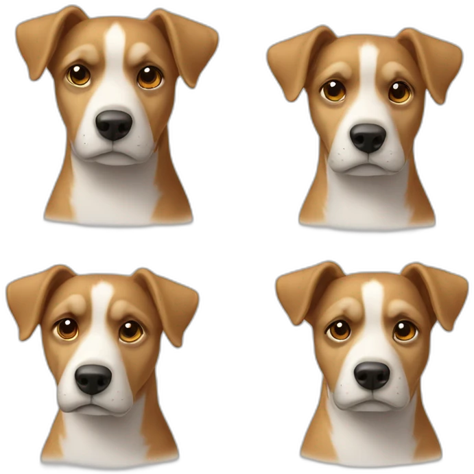 Chien à trois têtes emoji