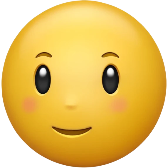 Yellow ball emoji