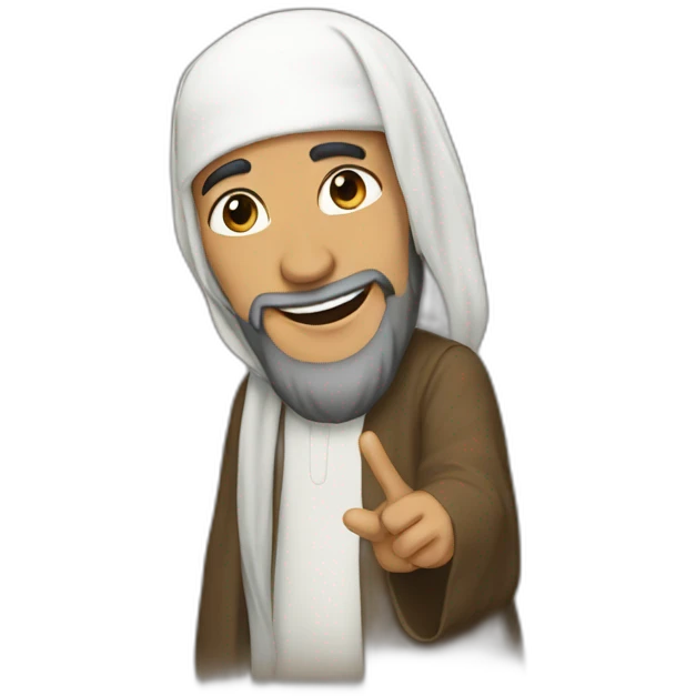 muslim say bye emoji
