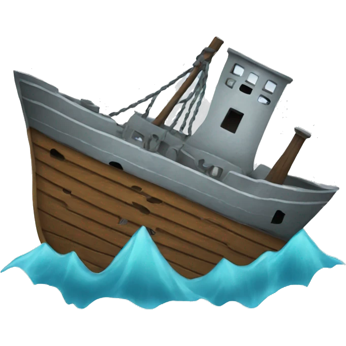 sinking ship emoji