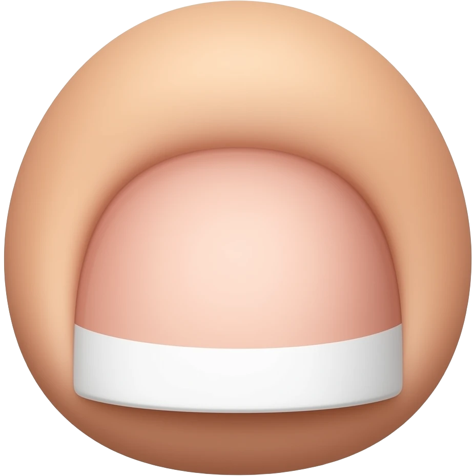 middle finger feet with vernis blanc emoji