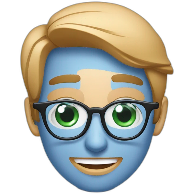 Logo for ophthalmology Dr called Akram Ben Younes emoji