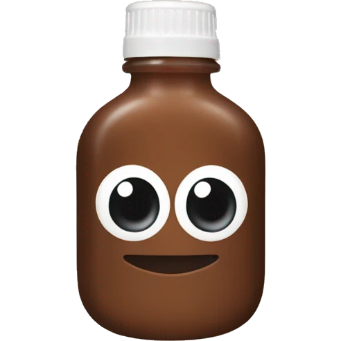 brown gel bottle emoji