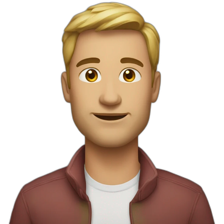 пожилой мужчина с миской салата emoji