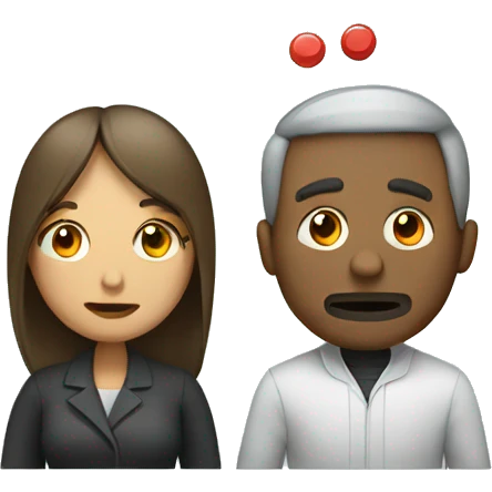 Man and woman take a pill together  emoji