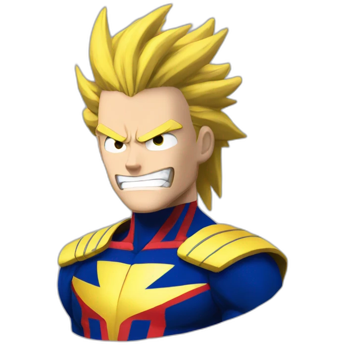 All might hero motivated emoji