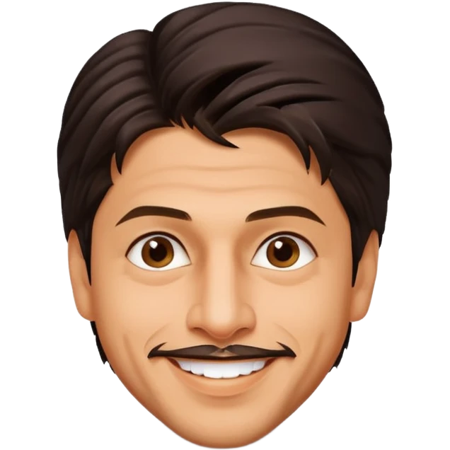 Shah rukh khan doing mew emoji