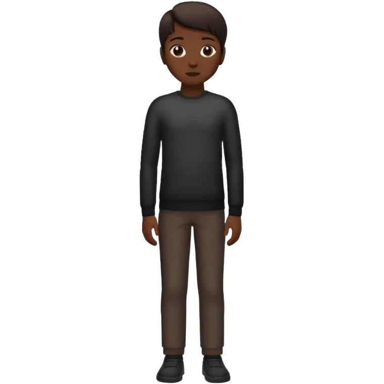 mas silohuette standing emoji