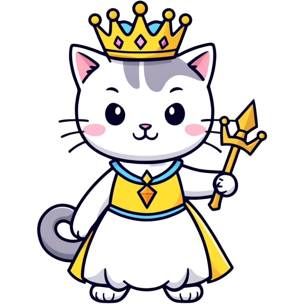 Princess cat emoji