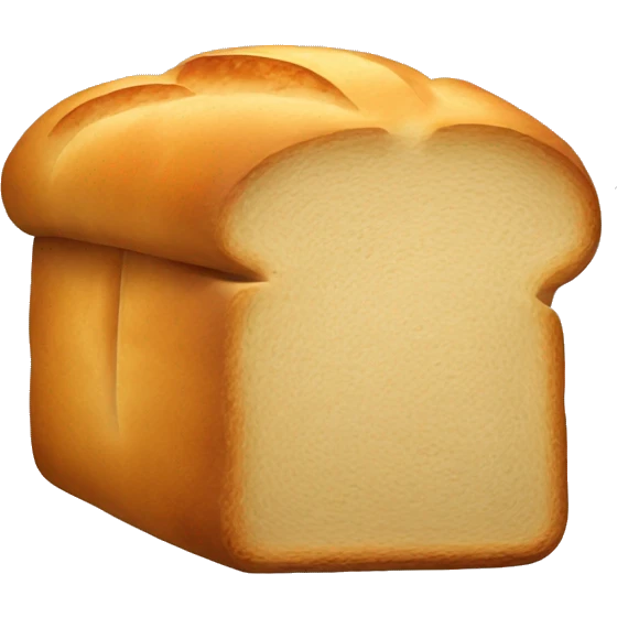 “Loaf of bread with a golden-brown crust.” emoji