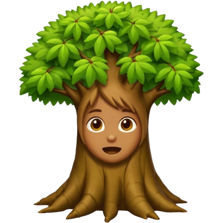 apibara chewing a tree emoji