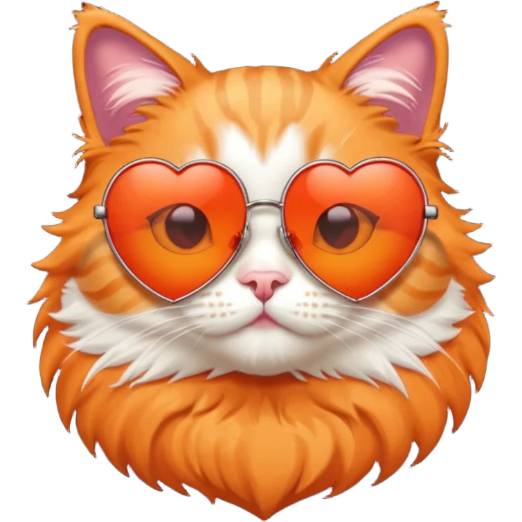 cat with heart-shaped sunglasses emoji