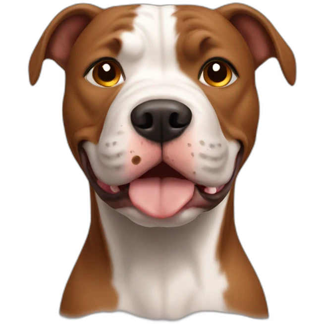 pitbull marron emoji
