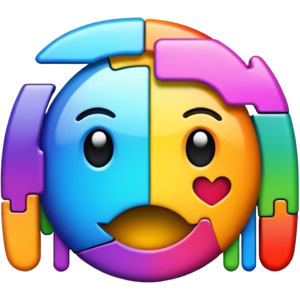 Corrupted video emoji