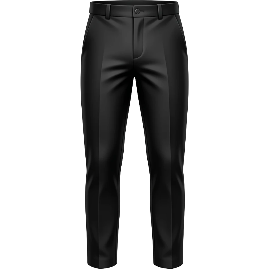 fancy black long pants emoji