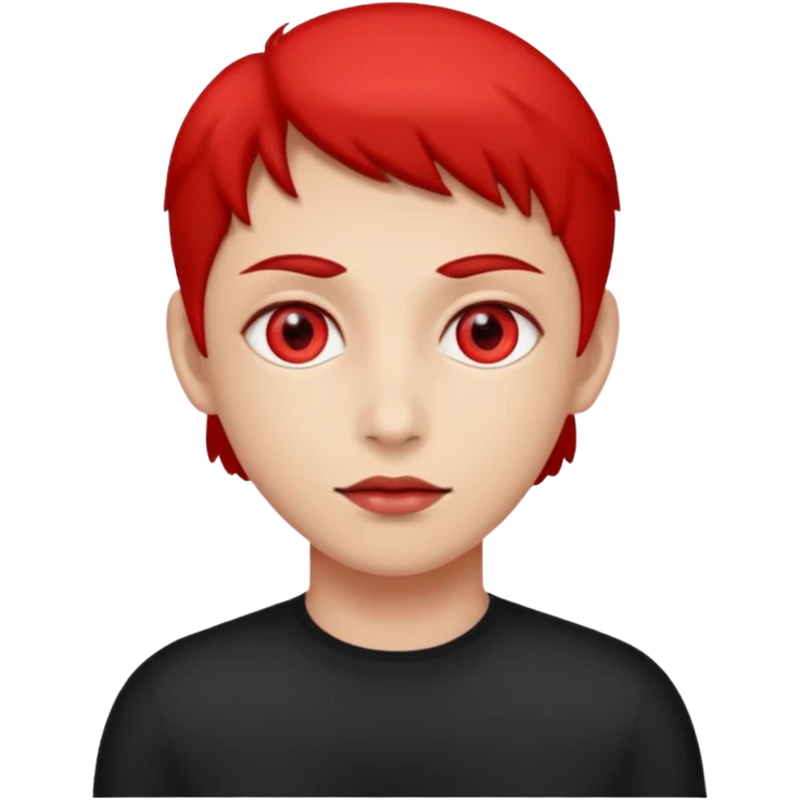 Emoji con todo los ojos de rojos  emoji