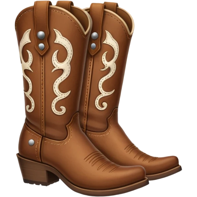 Cowboy boot emoji