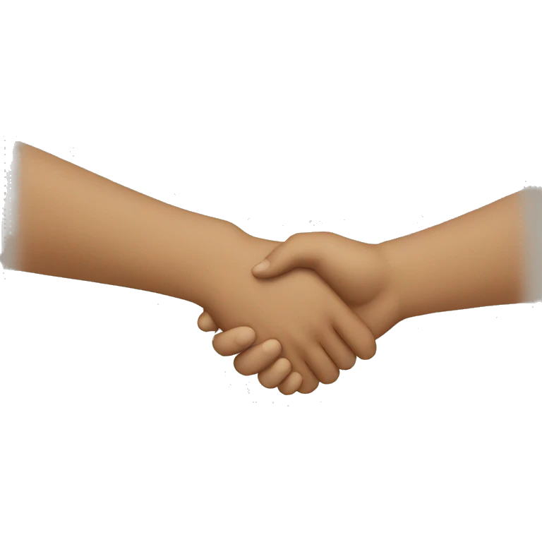 Hand shake emoji