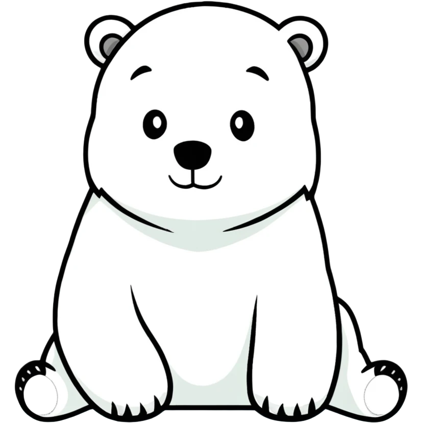 Polar bear emoji