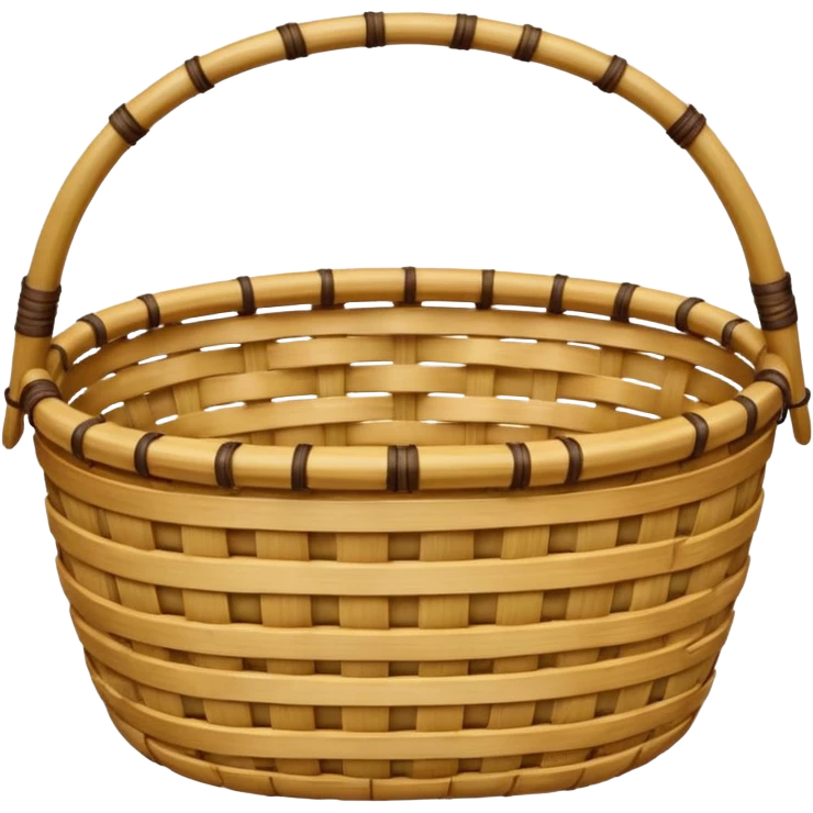 Bamboo basket emoji