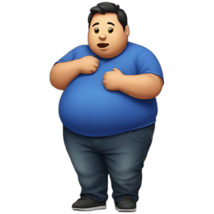 obese belly emoji